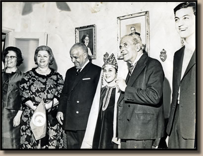 1965 - President and Mrs Bourguiba in Beirut